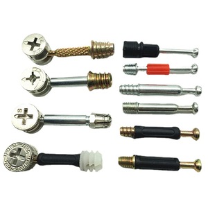 Conectores Decorativos para Muebles BOKE de 40/42 mm, Pernos de Leva Negros, Herrajes para Fijación de Muebles, Mini Pernos M6 - Product Image 5