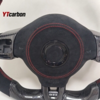 YTcarbon pour Golf MK6 GTI GTD r-line R Racing Style personnalisé volant LED en Fiber de carbone véritable