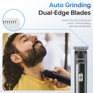 Cortadora de pelo eléctrica JAMAKY recargable con pantalla LED y motor sin escobillas para recortar la barba de los hombres - Product Image 3