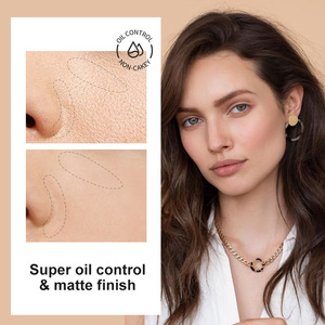 Cobertura completa Control de aceite Base mineral Compacto Etiqueta privada personalizada Libre de crueldad Contorno Bronceador Polvo prensado Logotipo OEM - Product Image 4