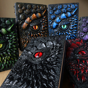 批发3D龙眼笔记本恶魔誓言龙书压花皮革日记创意幻想日记礼品收藏 - Product Image 5