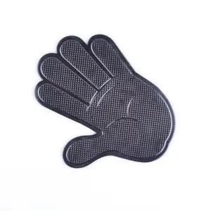 Leuke Palm Hand Vorm Kleverige Pad Antislip Zelfklevende Auto Dashboard Anti Slide Mobiele Telefoon Mat Sleutelhouder Voor Auto