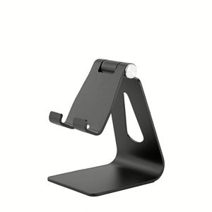 Aluminum Smartphone Holder Desktop <b>Adjustable</b> Cell Phone Stand Dock Holder Compatible with All Phones and Tablet - Product Image 1