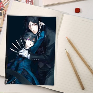 Quaderno per Appunti 13*18CM con Stampa Kuroshitsuji Sebastian Michaelis, Diario a Righe, Cancelleria Anime per Fan e Scuola - Product Image 3