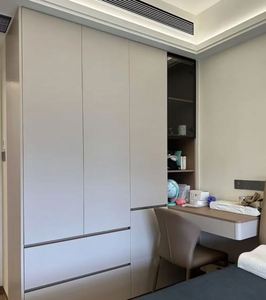 Meubles de vestiaire modernes personnalisables avec portes en verre armoires pour chambre à coucher hôtel salon maison appartement villa utilisation - Product Image 1