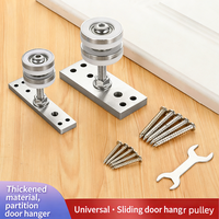 Roulette universelle robuste pour porte coulissante, nouvelle conception pliable multi-angle, style moderne, roue à gorge suspendue pour applications hôtelières
