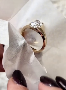 Joyería Fina Personalizada, Anillo Sólido Real de 9k, 10k, 14k, 18k, Oro Blanco, Amarillo y Rosa, Diamante/Gema de Laboratorio, Fabricación en Fábrica - Product Image 2