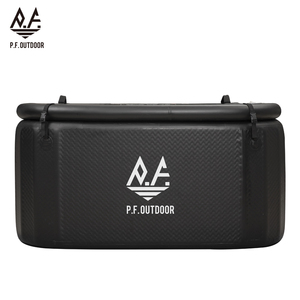 Baignoires de trempage à froid en PVC avec logo OEM, baignoires à glace gonflables portables pour la récupération sportive, bain à glace gonflable carré / 4 modèles populaires - Product Image 1