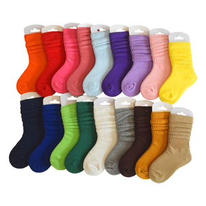 <strong>Multipack</strong> Soft Breathable Cotton Cozy Kids <strong>Socks</strong> All-Day Fit Trendy Slouch Style in Fun Vibrant Colors Scrunch <strong>Socks</strong> - Product Image 5