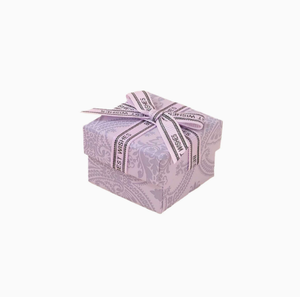 Soft purple jewelry gift <b>box</b> lavender-colored <b>ring</b> <b>box</b> with lid and base necklace case accessory storage gift <b>box</b> - Product Image 6