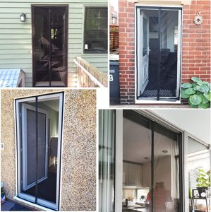 Hot bán Heavy Duty tự niêm phong ma thuật rèm cửa muỗi <span class=keywords><strong>net</strong></span> với nam châm cho cửa - Product Image 4