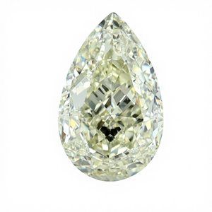 เพชรธรรมชาติแท้ Leyloon Jewelry รูปทรงลูกแพร์ น้ำหนัก 2.02 กะรัต สีเหลืองอ่อนแฟนซี ระดับความสะอาด VVS2 สำหรับทำเครื่องประดับ - Product Image 1