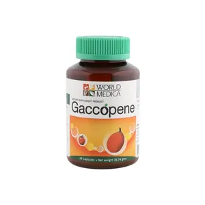 Good Grade Dietary Supplement Plant Extract Gaccopene 60 Capsules Per Bottle Gac Dried Powder Gaccopene Tablet From Thailand