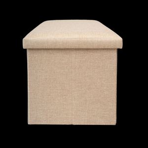 Modern <b>Stool</b> Living Room Furniture <b>Storage</b> Box Fabric Stainless Steel Bamboo Highest Quality Sample Available <b>Stools</b> Counter - Product Image 1