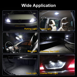 Bombilla LED GESLLA T10-3030 W5W para Autos Polo/A5, 5W 650LM, IP68 Impermeable, Blanca/Roja Ámbar, 12V-24V, Luz Interior para Auto - Product Image 6