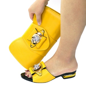 Sinya Hot Bán Chất Lượng Cao Ý PU Giày Túi Thiết Lập Đẹp Phi Đảng Phụ Nữ Giày Và Túi Thiết Lập - Product Image 4