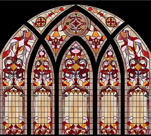 Mini Ventana de Vidrio Emplomado Personalizada para Capilla Familiar, Pequeña Iglesia Cristiana - Product Image 4