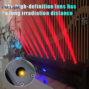 Luz Móvil de Cabeza con Láser Rojo de 8 Ojos y 500mw Limin para Iluminación de Escenarios, Bares, KTV y Uso en Interiores - Product Image 5