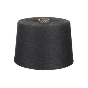 Factory Recycled Grey and Black Viscose Polyester Socks Blended Yarn Dyed <strong>Pattern</strong> <strong>Knitting</strong> and Weaving <strong>Free</strong> Sample Cone Price - Product Image 2