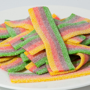 Bonbons acidulés lyophilisés personnalisables - Saveurs de fruits tropicaux, collation colorée et croustillante, étiquette privée OEM/ODM disponible - Product Image 4