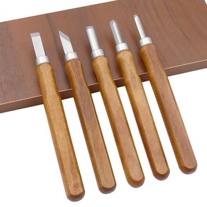 5pcs Wood Carving <strong>Chisels</strong> Knife for Basic Wood Cut DIY Tools and Detailed Woodworking <strong>Gouges</strong> Hand Tools - Product Image 4