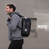Rhinowalk Impermeabile Gerla Zaino Cremagliera Posteriore Pannier Imballaggio per Urban Bicicletta Cargo Zaino In Spalla Del Computer Portatile Zaino