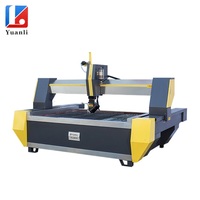 Nouvelle conception YUANLI, machine de découpe à jet d'eau CNC 3D 5 axes multifonctionnelle pour métal, pierre, verre, caoutchouc, mousse avec 380/415/220V