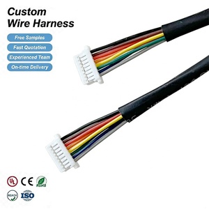 OEM ODM 맞춤형 케이블 어셈블리 JST SH 1.0mm 피치 2 3 4 5 6 7 8 핀 커넥터 자동차 와이어 하네스 SHR SH1.0 자동차용 와이어 하네스 - Product Image 1