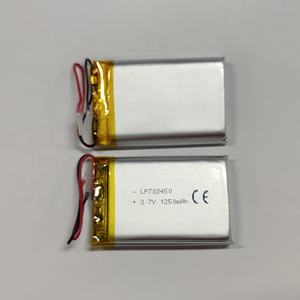 Có thể sạc lại 303450 403450 453450 503450 553450 <span class=keywords><strong>603450</strong></span> 653450 753450 703450 3.7V 1250mAh <span class=keywords><strong>Li</strong></span> <span class=keywords><strong>Polymer</strong></span> Lithium Ion pin với PCB - Product Image 4