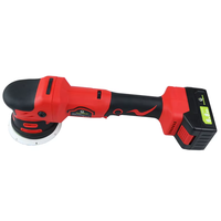 Polisseuse de voiture multifonctionnelle à disque double action de 125mm Ponceuse orbitale à tampon portable pour voiture
