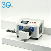 3Q Dénudeur de fils double entièrement automatique 1 mm avec fonctions de torsion, de coupe et de dénudage, lames en acier au tungstène importées 0,01 mm