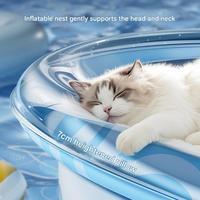 Matelas à eau pour chat Tapis à eau pour animaux de compagnie Grand chien Remplissage d'eau gonflable d'été Tapis de glace Cool épaissi Nid de chien Nid de chat