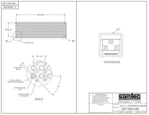 SAMTEC ASP-103614-08 Connecteur carte à carte Pas de 2.54mm 40Pin droit plaqué or - Product Image 5