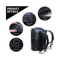 Sacs de voyage pour moto en bâche PVC 500D imperméable, personnalisables, 45L, 60L, 80L, pour le tourisme et les sports de plein air