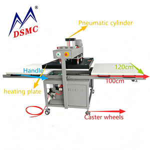Máquina de Impressão Pneumática Semi-Automática de Grande Formato 80x100 para Sublimação de Camisetas e Roupas Nova - Product Image 2