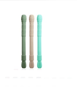Mordedor de Silicona Natural No Tóxico para Bebés, Juguete Sensorial Largo para Bebés, Mordedor Seguro para Calmar las Encías - Product Image 3