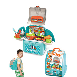 Sac à dos de jeu d'imitation amusant pour enfants : Maquillage, Outils de Docteur, Ustensiles de Cuisine - Ensemble de Jouets - Product Image 5