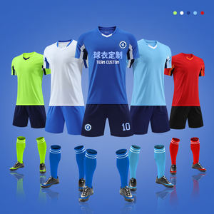 Camisetas de Fútbol Unisex con Logotipo Personalizado en la Espalda, 100% Poliéster, Secado Rápido, Transpirables, Estilo Retro - Product Image 1