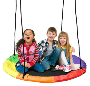 Balançoire de <span class=keywords><strong>nid</strong></span> rond pour enfants en plein air soucoupe volante balançoire de <span class=keywords><strong>nid</strong></span> d'arbre balançoire de jardin pour adultes - Product Image 2