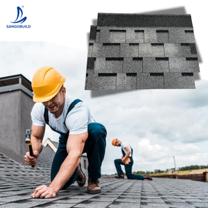 Sangobuild कारखाने की कीमत डामर शिंगल सामग्री वास्तुशिल्प डामर शिंगल्स घरों के लिए अमेरिकी बिटुमेन छत - Product Image 4