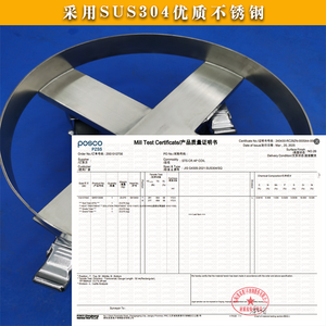 ポータブル手動丸型ドラムトロリー ステンレス鋼製完全溶接フレーム 移動式キャスタートロリー 耐荷重300KG・400KG - Product Image 3