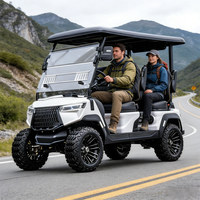Carrito de Golf con Control Inteligente, Pantalla LED, Asientos Confortables, Alta Adherencia para Terreno Irregular, para Carreteras No Públicas, DOT CE