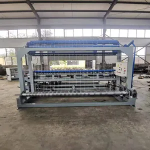 Grassland Field Fence Metal Wire Mesh Weaving Making Machinery Crimped Wire Mesh Weaving Machine