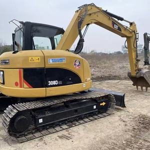 รถขุดตีนตะขาบขนาดเล็ก Caterpillar CAT308D มือสอง 8 ตัน ระบบไฮดรอลิกเดิม เครื่องจักรก่อสร้างขนาดเล็กสำหรับขาย - Product Image 2