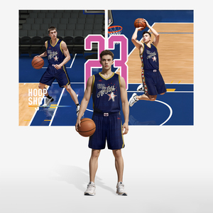 Профессиональная индивидуальная баскетбольная форма оптом: высококачественные игровые майки для школьных, студенческих и клубных команд в США. Бесплатный образец, OEM-сервис. - Product Image 4