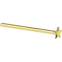 2025 14K or étoile nez anneau broche nez Piercing bijoux de corps
