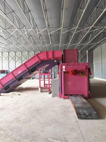 Presse à balles hydraulique HPM-160 pour déchets de papier, plastique, bouteilles, cartons, film, feuille - Économie d'énergie