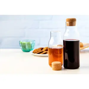 Jarra de vidrio de 1 litro, merchandising personalizado - Product Image 2