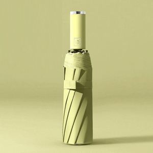 Custom Logo Portable Ring Handle Vinyl Sunscreen Foldable Wholesale Sunny Rainy Sun Capsule Folding Small Mini Pocket Umbrella - Product Image 4