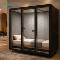 Cabine de repos insonorisée pour bureau, cabine de sieste privée, cabine acoustique avec lit pour la pause déjeuner des employés au travail